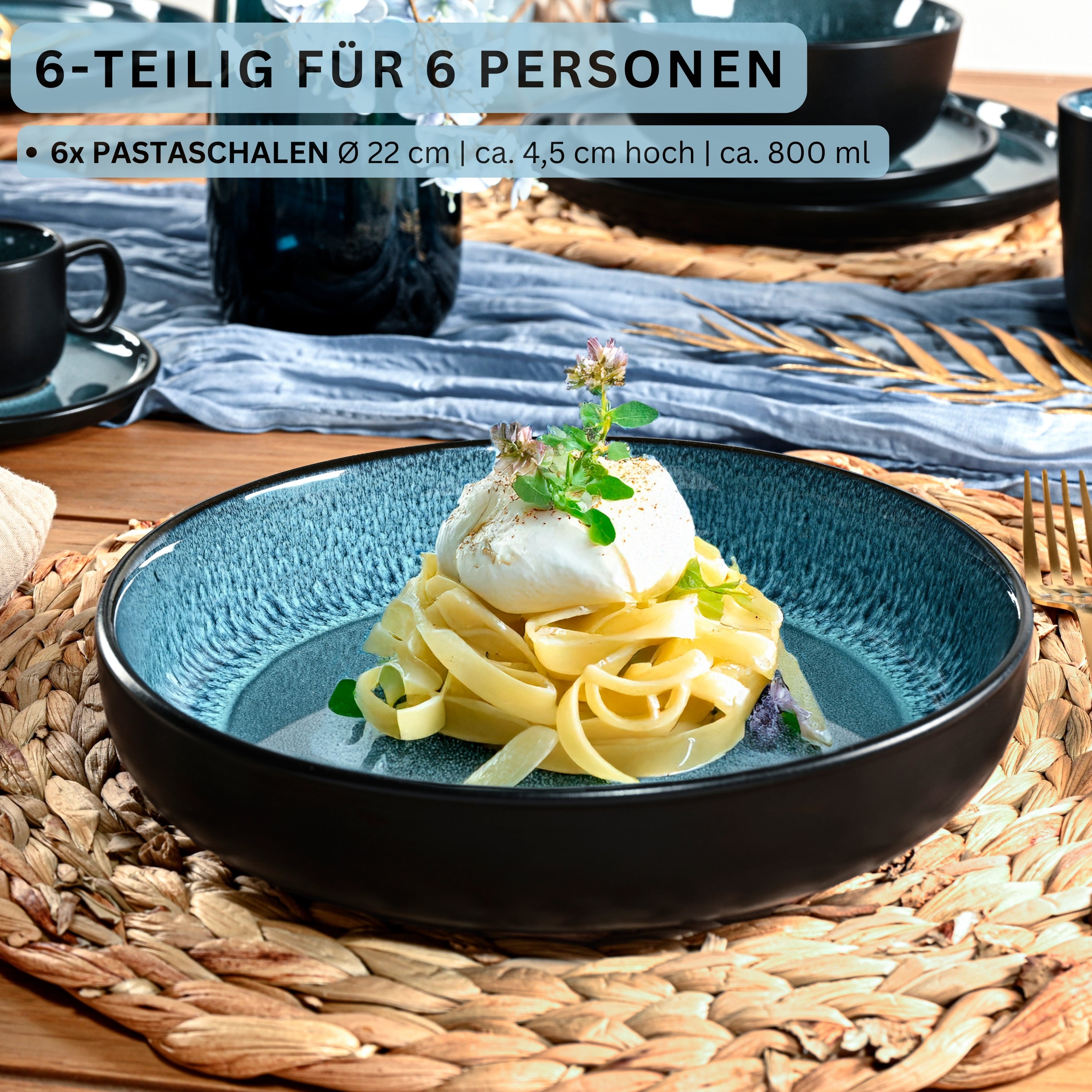 SÄNGER Pastaschalen Set Vigo 6 teilig