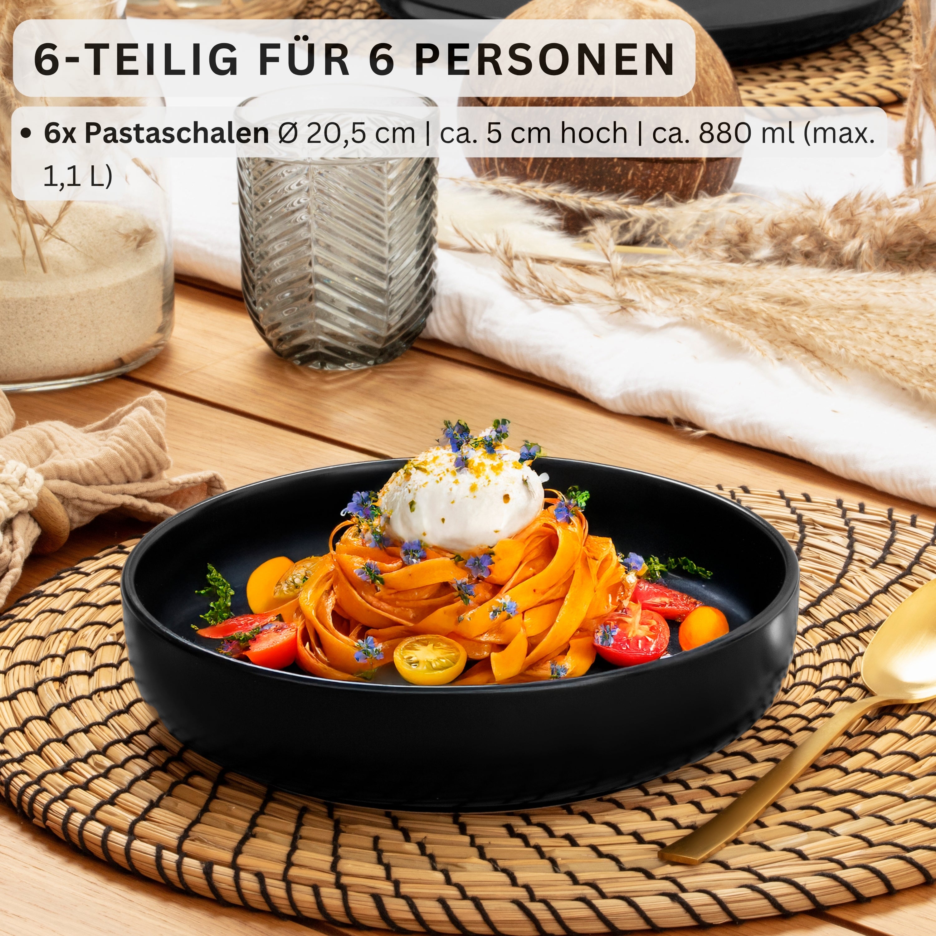 SÄNGER Pastateller Set Madeira 6 teilig