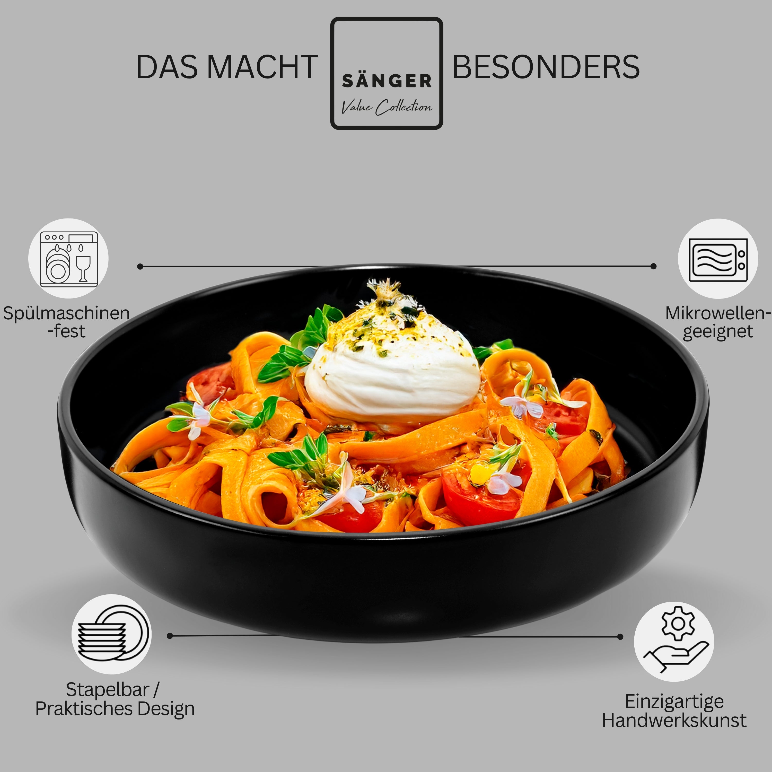 SÄNGER Pastateller Set Madeira 6 teilig
