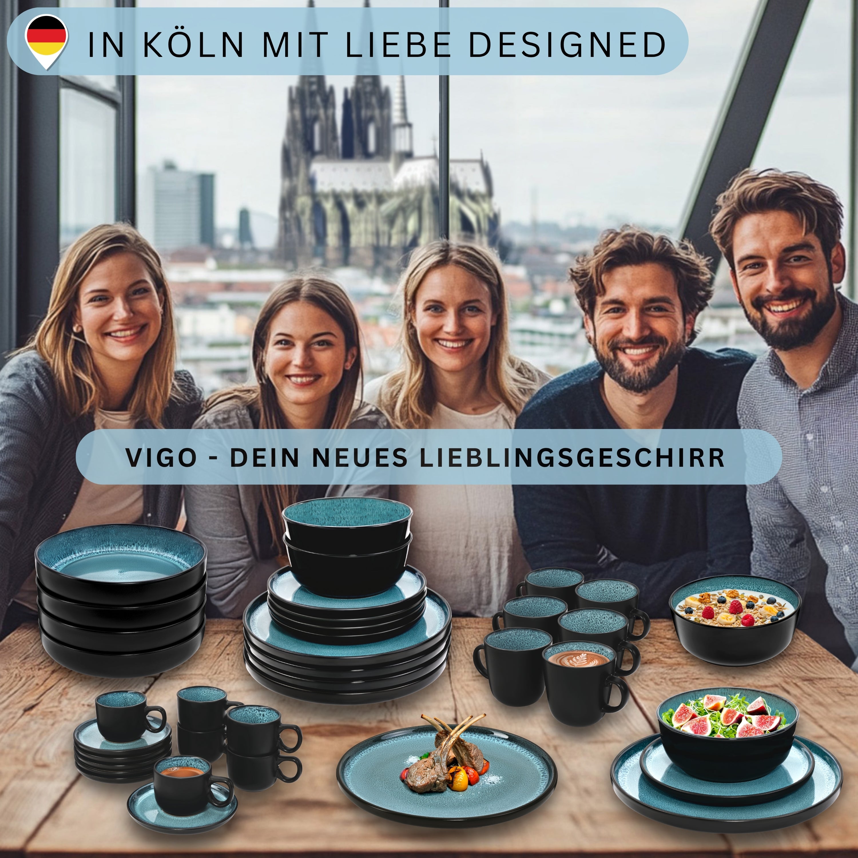 SÄNGER Kaffeebecher Set Vigo 6 teilig