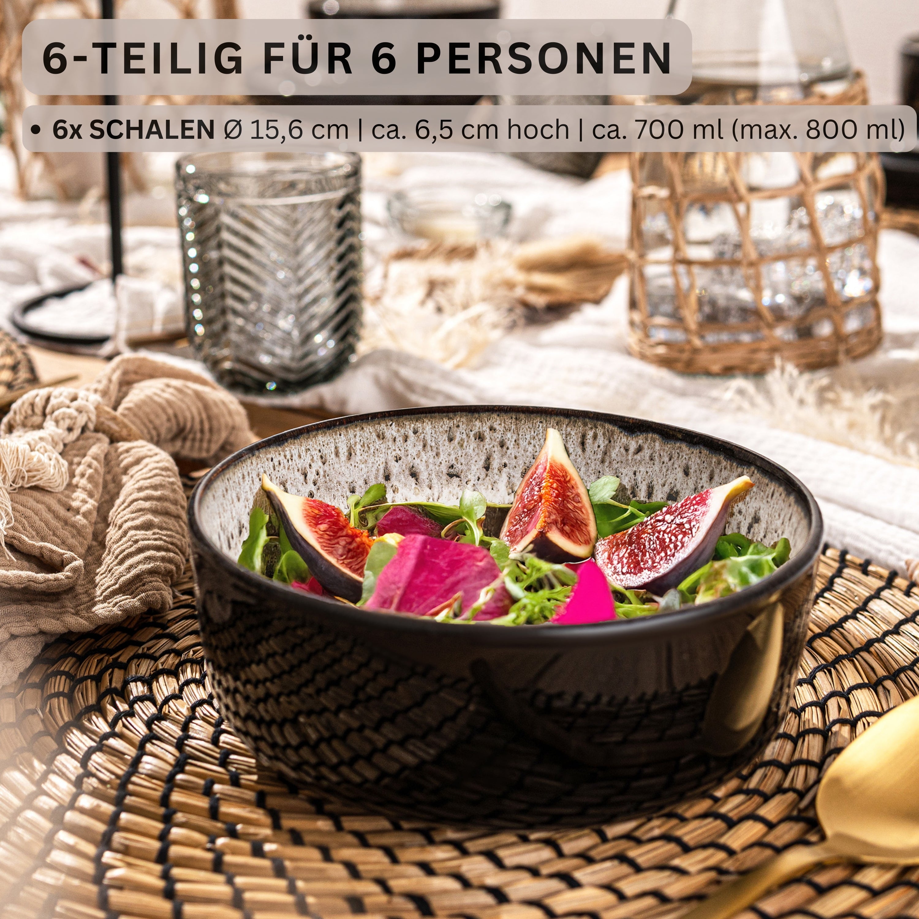 SÄNGER Schalen Set Sansibar 6 teilig