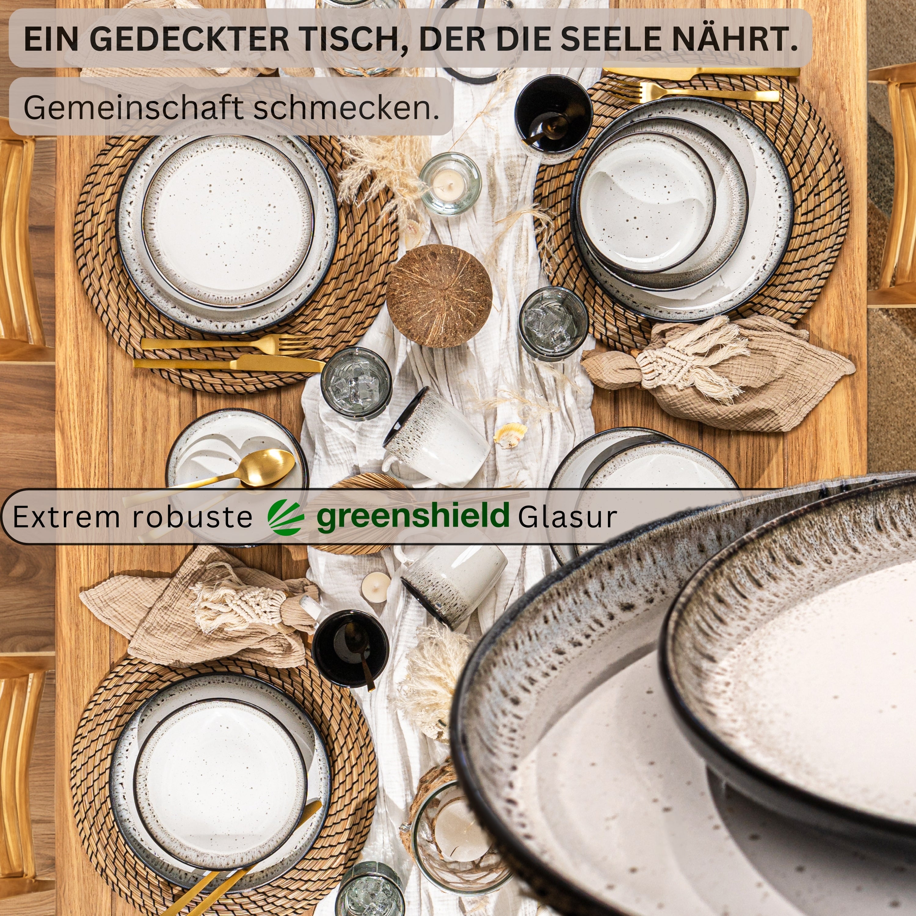 SÄNGER Dessertteller Set Sansibar 6 teilig