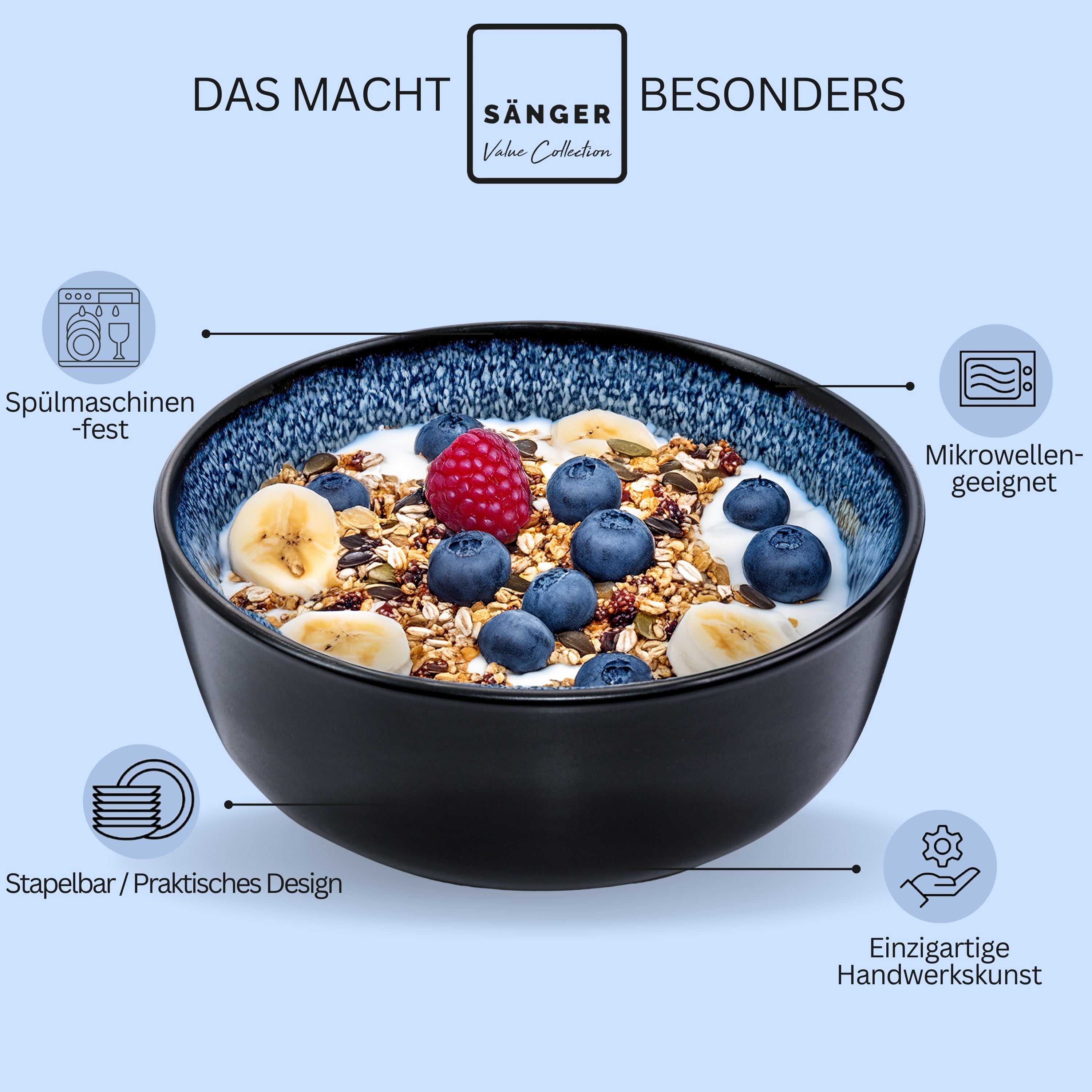 SÄNGER Schalen Set Aruba 6 teilig