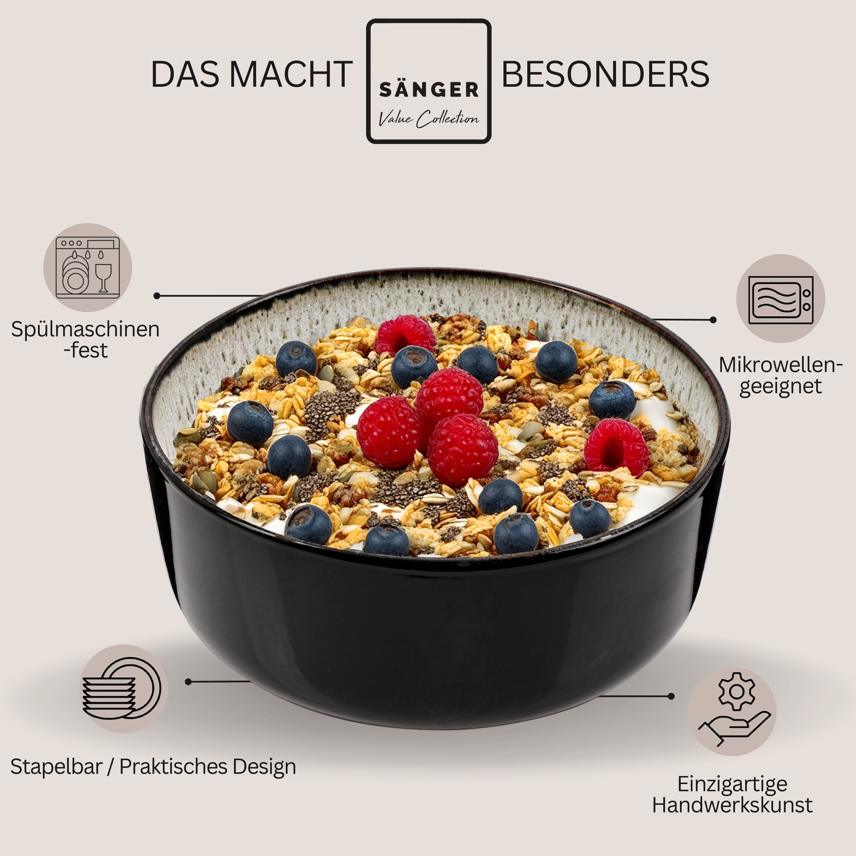 SÄNGER Schalen Set Sansibar 6 teilig