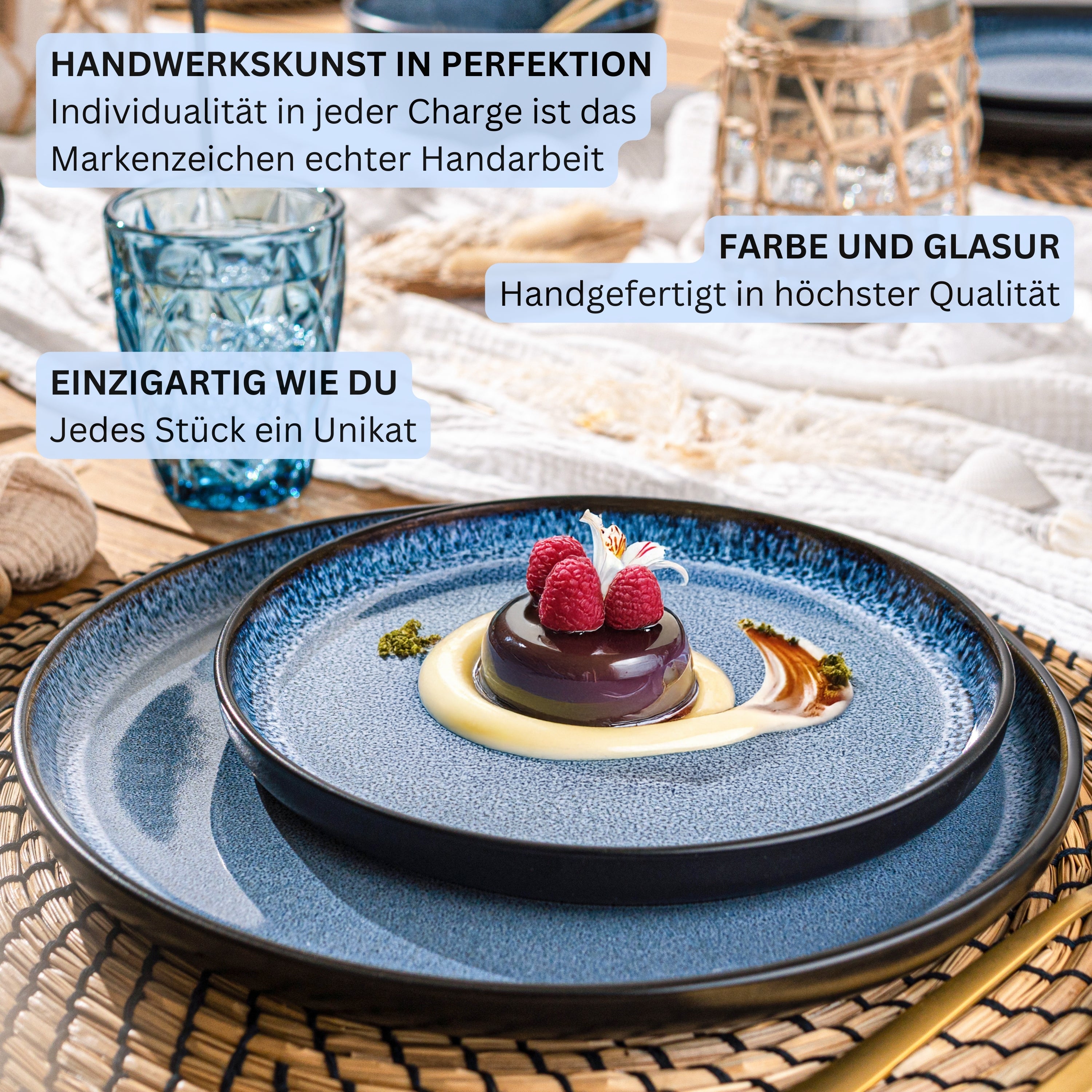 SÄNGER Speiseteller Set Aruba 6 teilig
