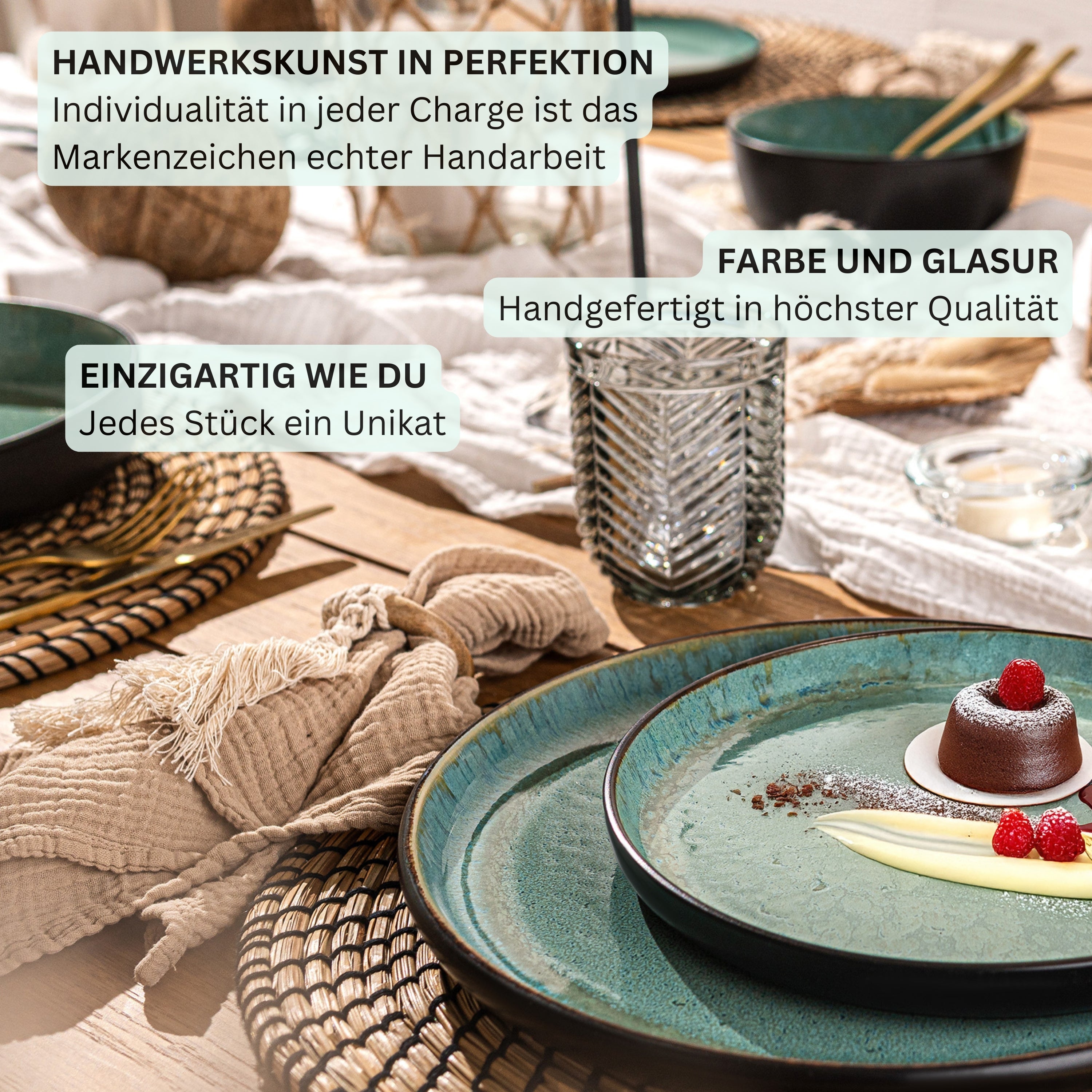SÄNGER Dessertteller Set Fiji 6 teilig