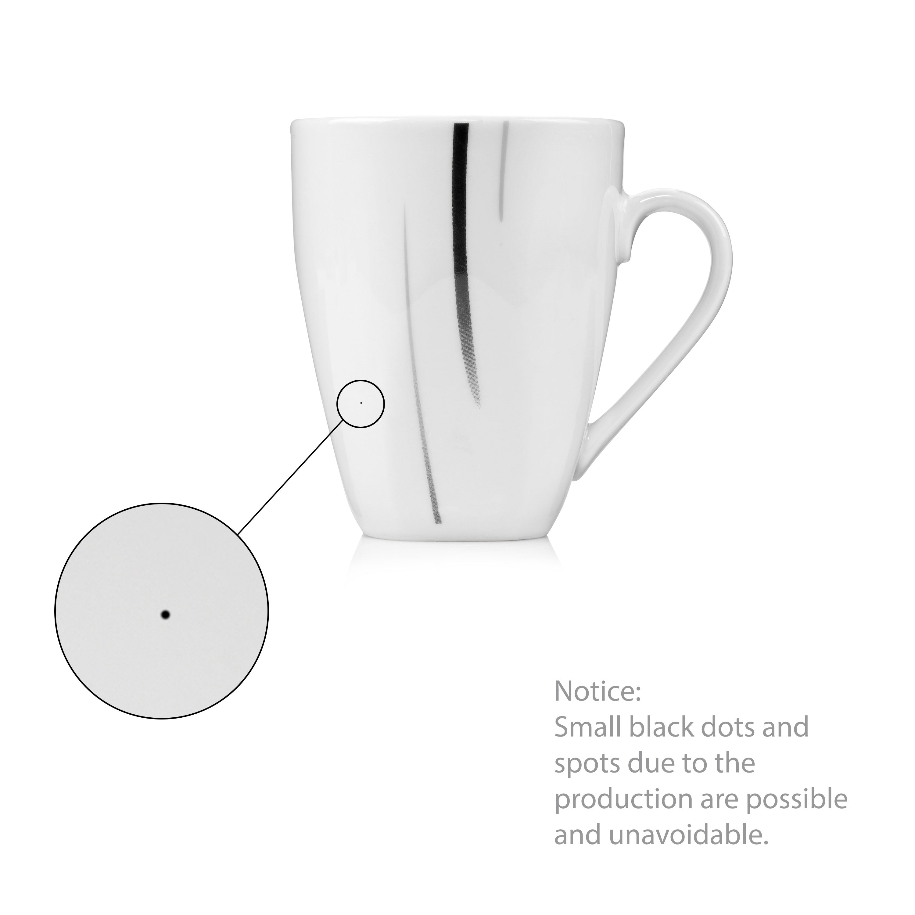 SÄNGER Kaffeebecher Set Bilgola Black Lines 6 teilig