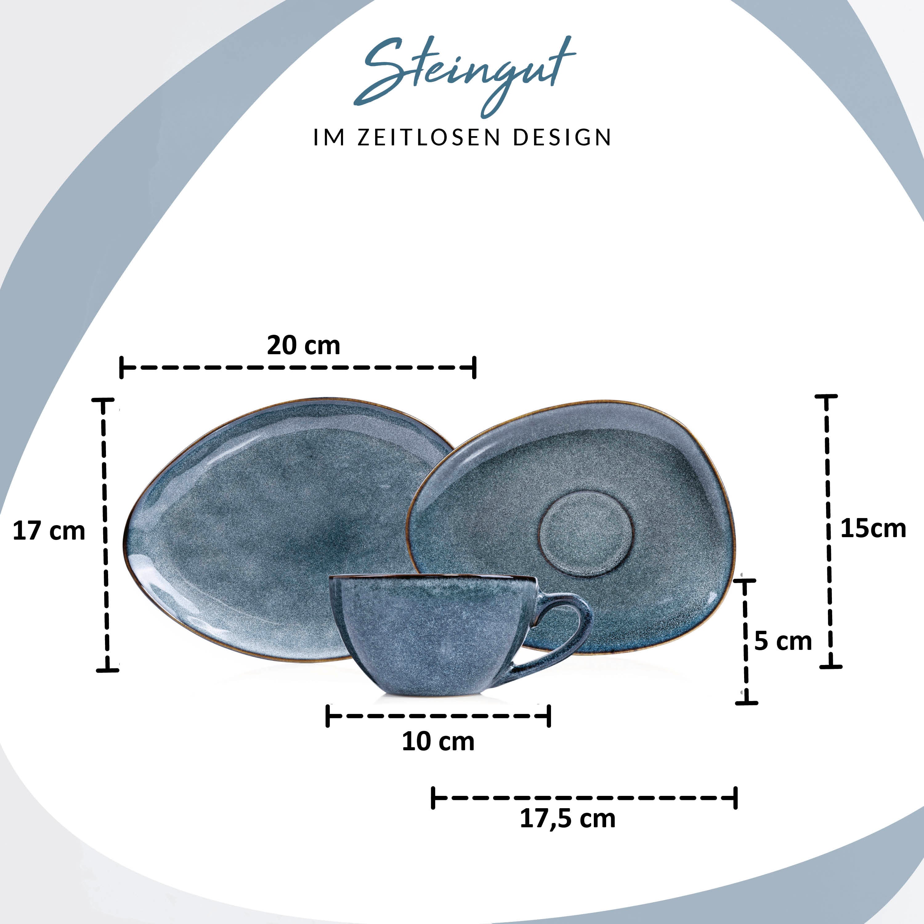 SÄNGER Kaffeeservice Darwin für 4 Personen