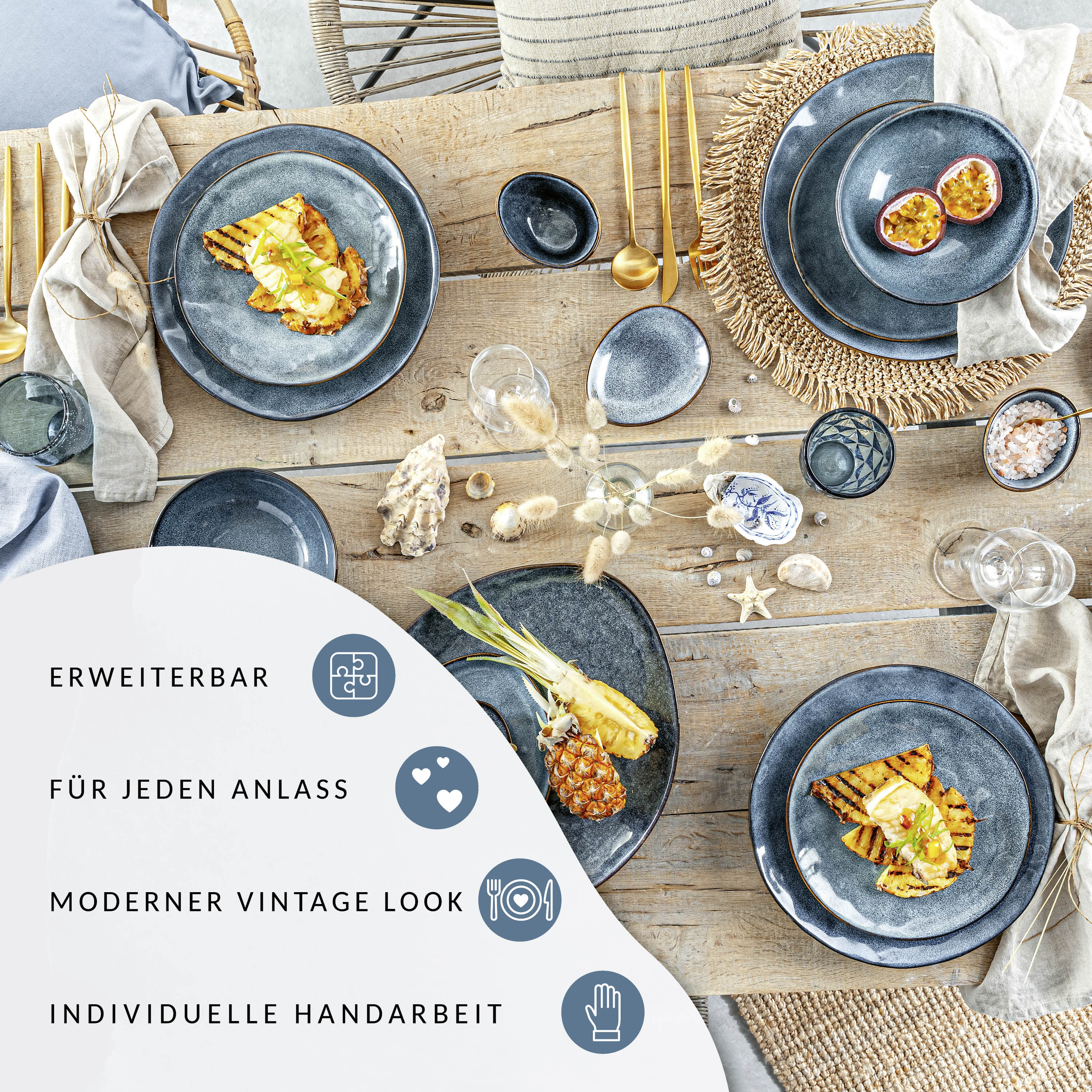 SÄNGER Kaffeeservice Darwin für 4 Personen