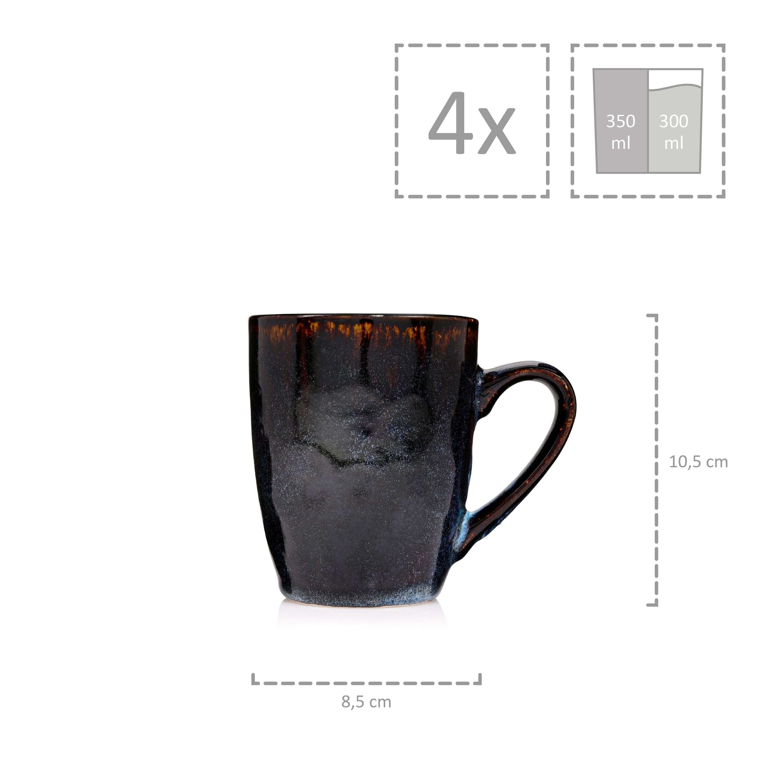 SÄNGER Kaffeebecher Set Tokio 4 teilig